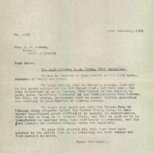 Soldier packet page