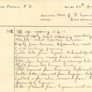 Soldier packet page