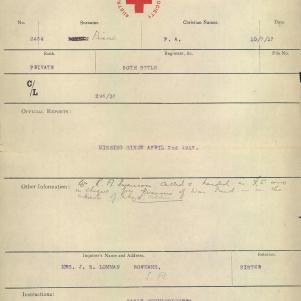 Soldier packet page