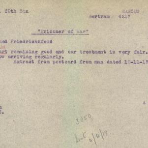 Soldier packet page
