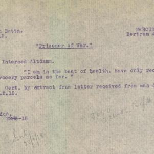 Soldier packet page