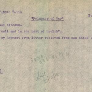 Soldier packet page