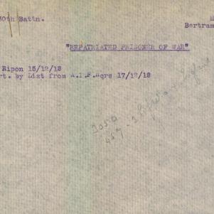 Soldier packet page