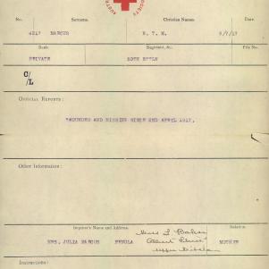 Soldier packet page