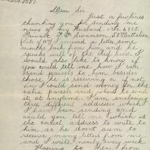 Soldier packet page