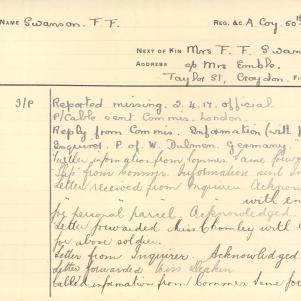 Soldier packet page