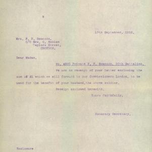 Soldier packet page