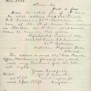 Soldier packet page