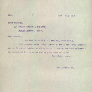 Soldier packet page