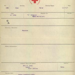 Soldier packet page