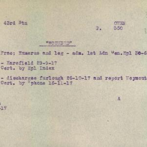 Soldier packet page