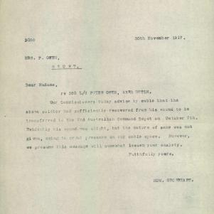 Soldier packet page