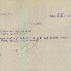 Soldier packet page