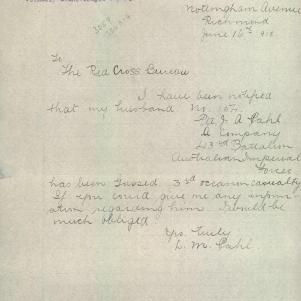 Soldier packet page