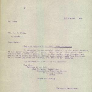 Soldier packet page