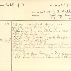 Soldier packet page