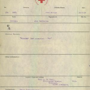 Soldier packet page