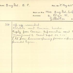 Soldier packet page