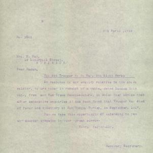 Soldier packet page