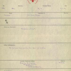 Soldier packet page