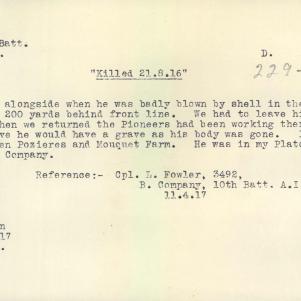 Soldier packet page
