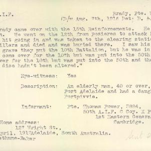 Soldier packet page