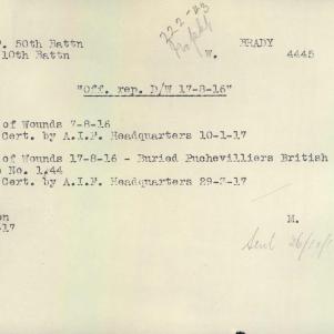 Soldier packet page