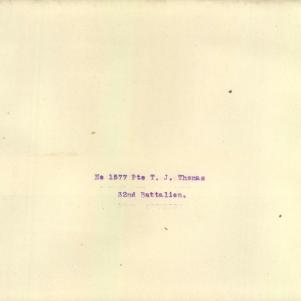 Soldier packet page
