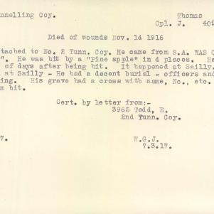 Soldier packet page