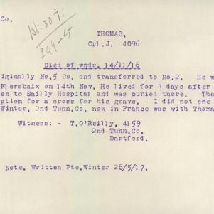 Soldier packet page