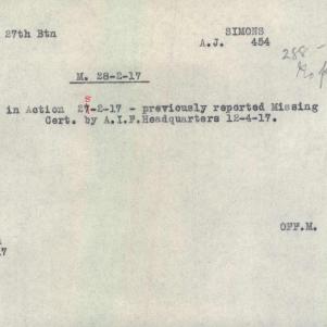 Soldier packet page