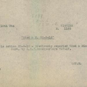 Soldier packet page