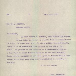 Soldier packet page