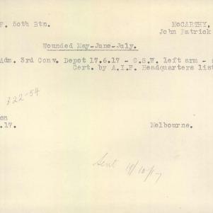 Soldier packet page