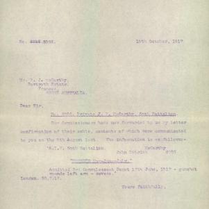 Soldier packet page