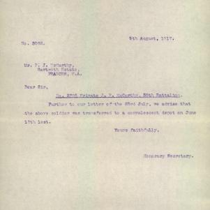 Soldier packet page