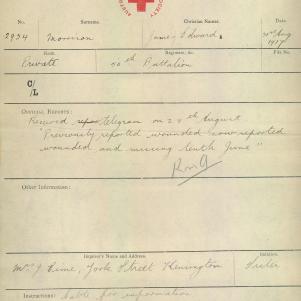 Soldier packet page