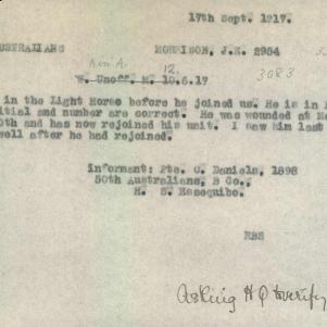 Soldier packet page