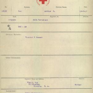 Soldier packet page