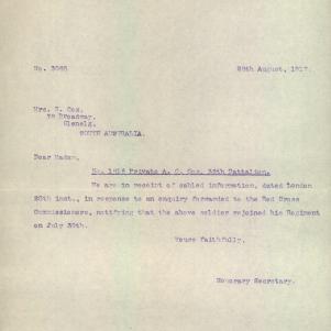 Soldier packet page
