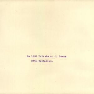 Soldier packet page