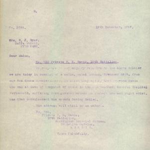 Soldier packet page