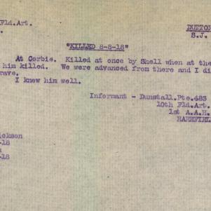 Soldier packet page