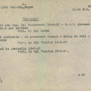 Soldier packet page