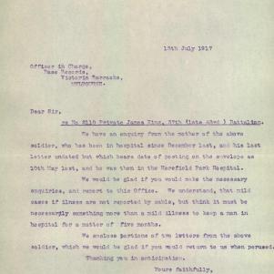 Soldier packet page