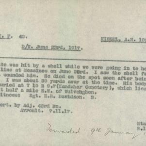 Soldier packet page