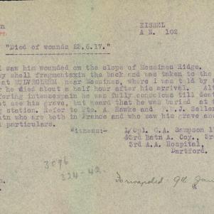 Soldier packet page