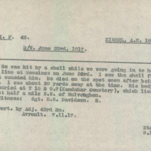 Soldier packet page