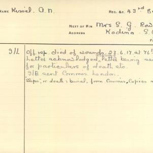 Soldier packet page