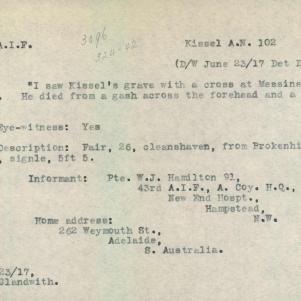Soldier packet page